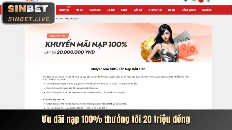 Tiền thưởng chào mừng khủng